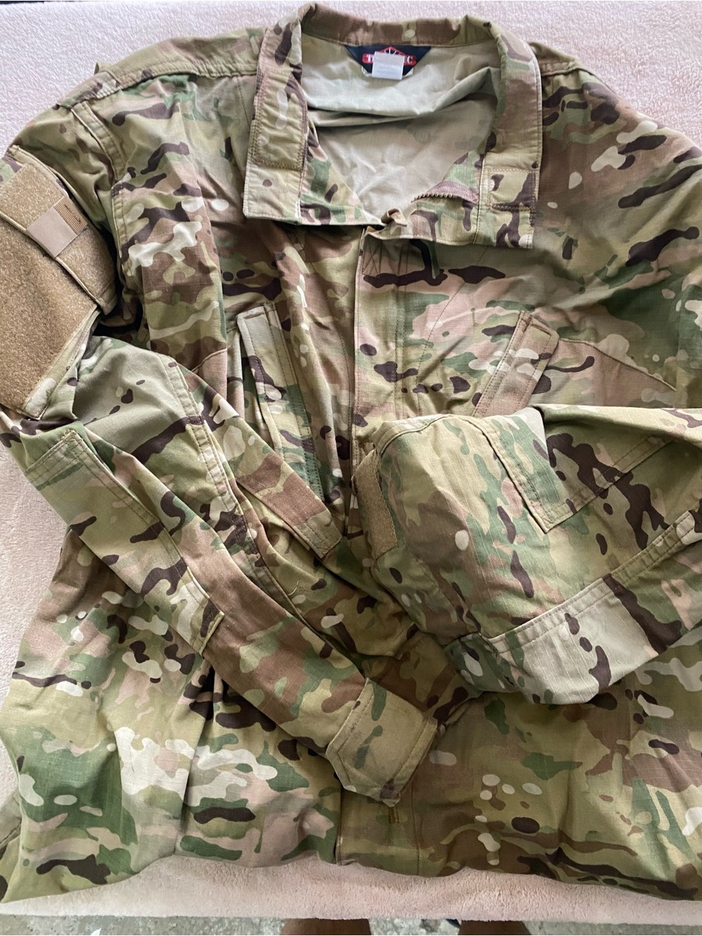 Men's Military Field Jacket in Multicam Camo
